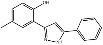 4-METHYL-2-(5-PHENYL-1H-PYRAZOL-3-YL)PHENOL Struktur