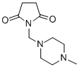 Succinimide, N-(4-methyl-1-piperazinylmethyl)- Struktur