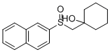 1-((2-Naphthylsulfinyl)methyl)cyclohexanol Struktur