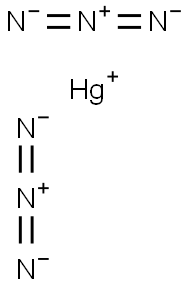 mercury(+1) cation diazide Struktur