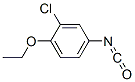 2-chloro-1-ethoxy-4-isocyanatobenzene Struktur