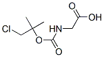 Glycine, N-[(2-chloro-1,1-dimethylethoxy)carbonyl]- (9CI) Struktur