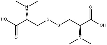 N,N,N',N'-TETRAMETHYL-L-CYSTINE Struktur