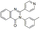 3-(3-Methylphenyl)-2-(4-pyridyl)quinazolin-4(3H)-one Struktur