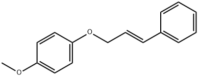 1-METHOXY-4-((E)-3-PHENYL-ALLYLOXY)-BENZENE Struktur