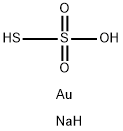 aurio sodium thiosulphate Struktur