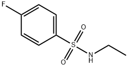 N-Ethyl 4-fluorobenzenesulfonamide Struktur