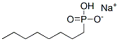 sodium hydrogen octylphosphonate Struktur