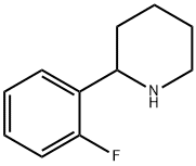 Piperidine, 2-(2-fluorophenyl)- Struktur