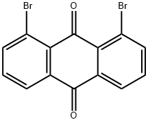 1,8-Dibromo-9,10-anthraquinone Struktur