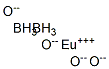 diboron europium tetraoxide Struktur