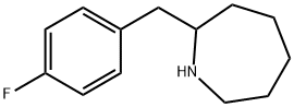 2-[(4-FLUOROPHENYL)METHYL]HEXAHYDRO-1H-AZEPINE Struktur