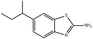 2-Benzothiazolamine,6-(1-methylpropyl)-(9CI) Struktur