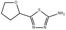 5-(tetrahydro-2-furanyl)-1,3,4-thiadiazol-2-amine(SALTDATA: FREE) Struktur