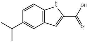 5-(propan-2-yl)-1H-indole-2-carboxylic acid Struktur