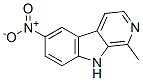 1-Methyl-6-nitro-9H-pyrido[3,4-b]indole Struktur