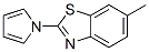 Benzothiazole, 6-methyl-2-(1H-pyrrol-1-yl)- (9CI) Struktur