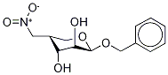 (4R)-Benzyl-4-deoxy-4-C-nitromethyl--D-arabinopyranoside Struktur