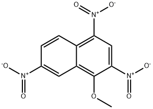 1-Methoxy-2,4,7-trinitronaphthalene Struktur