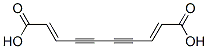 (2E,8E)-2,8-Decadiene-4,6-diynedioic acid Struktur