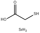 mercaptoacetic acid, strontium salt Struktur