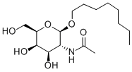 Octyl 2-Acetamido-2-deoxy-b-D-galactopyranoside Struktur