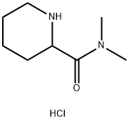 N,N-Dimethyl-2-piperidinecarboxamide hydrochloride Struktur