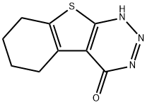 5,6,7,8-TETRAHYDRO[1]BENZOTHIENO[2,3-D][1,2,3]TRIAZIN-4(3H)-ONE Struktur