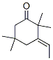 3-Ethylidene-2,2,5,5-tetramethylcyclohexanone Struktur