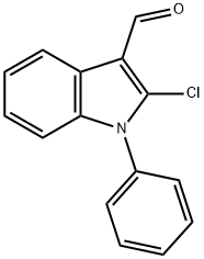 2-CHLORO-1-PHENYL-1H-INDOLE-3-CARBALDEHYDE Struktur