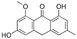 1,6-Dihydroxy-8-methoxy-3-methyl-9(10H)-anthracenone Struktur