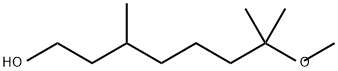 7-methoxy-3,7-dimethyloctan-1-ol           