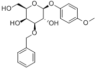 4-Methoxyphenyl 3-O-Benzyl-beta-D-galactopyranoside Struktur