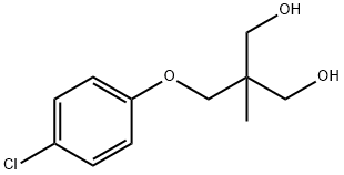 2-[(p-Chlorophenoxy)methyl]-2-methyl-1,3-propanediol Struktur