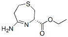 1,4-Thiazepine-3-carboxylicacid,5-amino-2,3,6,7-tetrahydro-,ethylester,(3S)-(9CI) Struktur