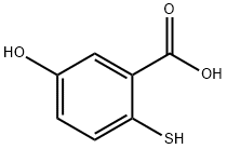 Benzoic acid, 5-hydroxy-2-Mercapto- Struktur