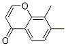 4H-1-Benzopyran-4-one, 7,8-diMethyl- Struktur