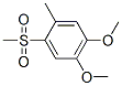 4,5-dimethoxy-2-methylphenyl methyl sulphone Struktur