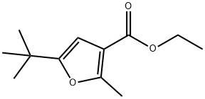 ETHYL 5-(TERT-BUTYL)-2-METHYL-3-FUROATE Struktur