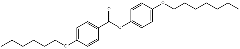 4-N-HEPTYLOXYPHENYL 4'-N-HEXYLOXYBENZOATE Struktur