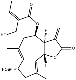 Deacetyleupaserrin Struktur