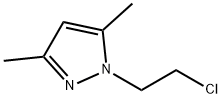 1-(2-CHLORO-ETHYL)-3,5-DIMETHYL-1H-PYRAZOLE Struktur