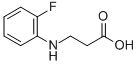 N-(2-FLUOROPHENYL)-3-AMINOPROPIONIC ACID Struktur