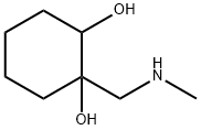 1,2-Cyclohexanediol, 1-[(methylamino)methyl]- (9CI) Struktur