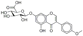 Biochanin A-7-O-β-D-glucuronide Struktur