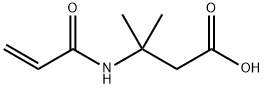 3-ACRYLAMIDO-3-METHYLBUTYRIC ACID Struktur