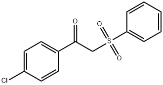 4-Chlorophenyl(2-oxo-2-phenylethyl) sulfone Struktur