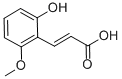 3-(2-HYDROXY-6-METHOXY-PHENYL)-ACRYLIC ACID Struktur