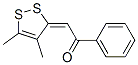 2-(4,5-Dimethyl-3H-1,2-dithiol-3-ylidene)-1-phenylethanone Struktur