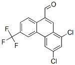 1,3-dichloro-6-(trifluoromethyl)phenanthren-9-carboxaldehyde Struktur